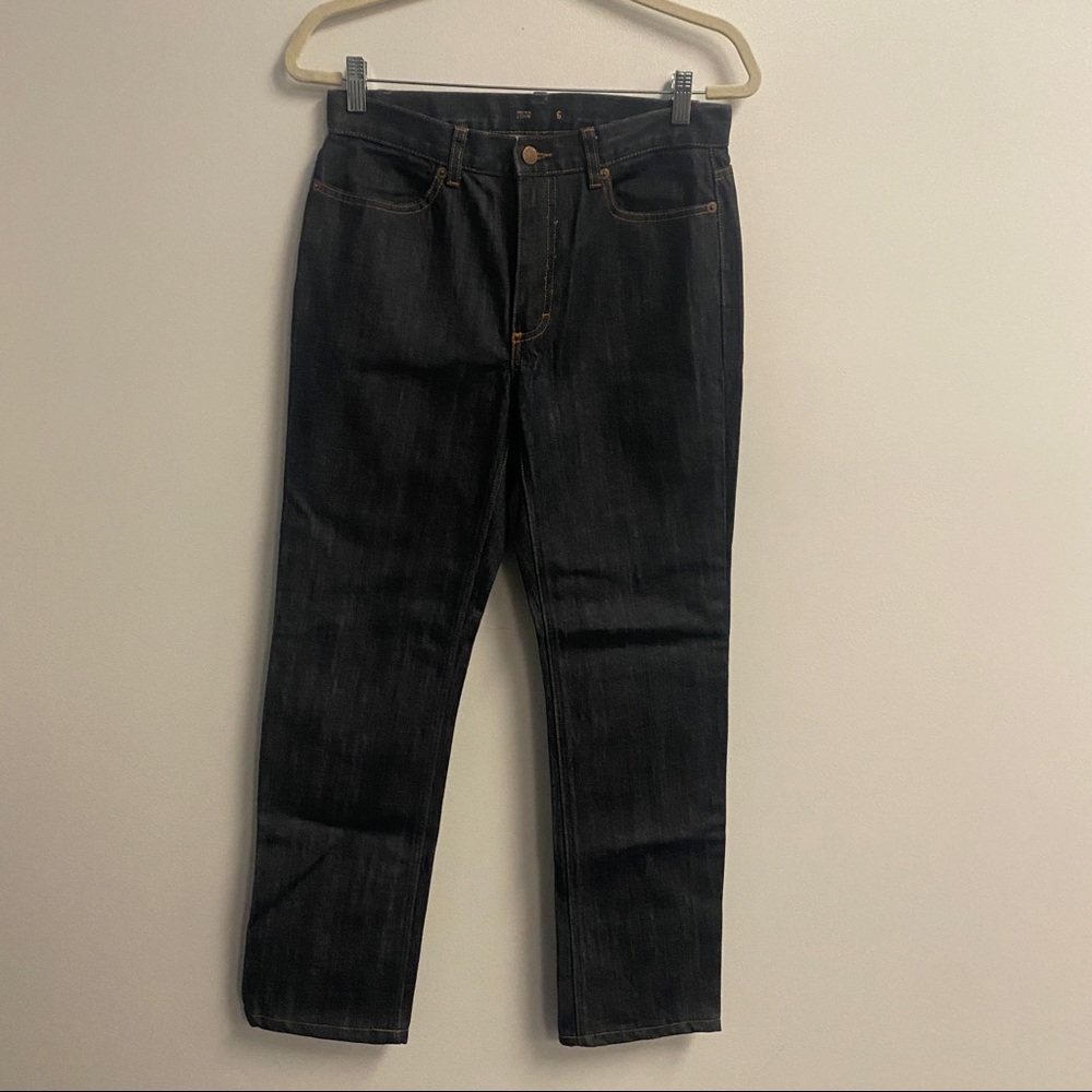 J. Crew dark wash high waist jeans size 6 100% cotton brand new